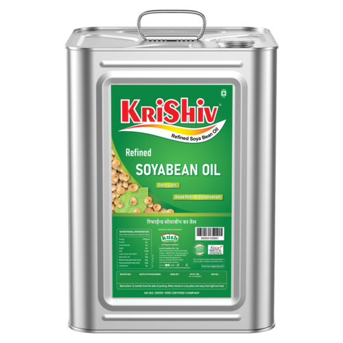 krishiv soyabean oil 15l tin